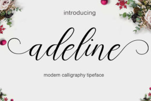 Adeline Font: A Modern Calligraphy Typeface for Elegant Branding