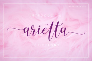 Arietta Typeface: A Polished Script Font for Small Business Branding