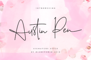 Austin Pen: A Script Font for Elegant Editorial Design