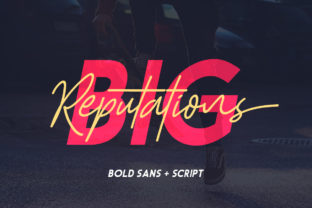 Big Reputation Duo: A Font That Makes a Statement in Brand Design