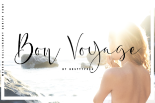 Bon Voyage Font: A Handmade Script for Beautiful, Commercial Designs