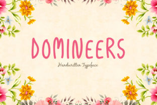 Domineers: A Handwritten Typeface for Memorable Branding