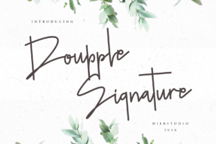 Doupple: A Handwritten Typeface for Thoughtful Editorial Design