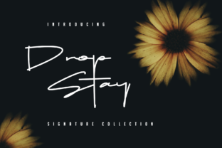 Drop Stay Font: A Handwritten Typeface for Polished Digital Branding