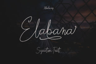 Elabama: A Feminine Script Font for Editorial Design