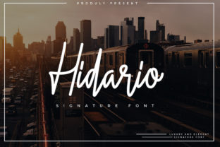 Hidario: A Luxurious Typeface for Digital Design