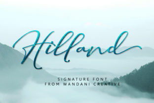 Hilland Font: A Modern Script for Editorial Elegance
