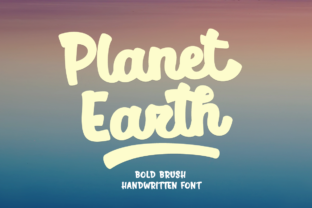 Planet Earth Typeface: A Designer’s Guide to Natural Brush Typography