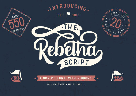Rebetha Duo: A Premium Script Font for Polished Brand Identity