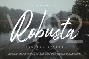 Robusta Duo: A Versatile Script Font for Digital Branding