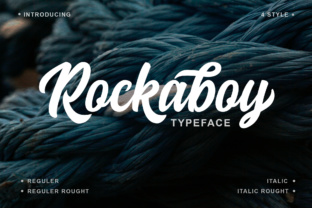 Rockaboy: A Vintage-Modern Typeface for Editorial Impact