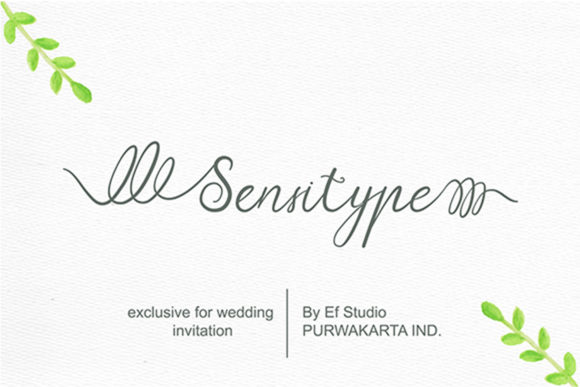 Sensitype: A Handwritten Typeface That Elevates Web Design