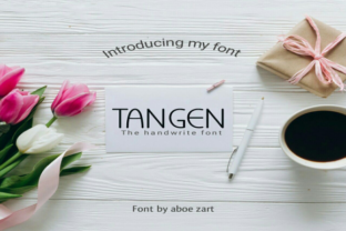 Tangen: A Modern Script Font for Editorial Design