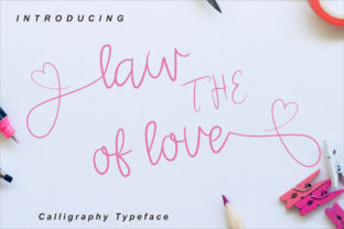 The Law of Love: A Playful Yet Elegant Typeface for Modern Branding